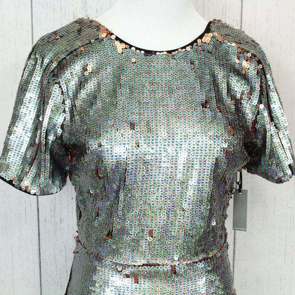 Revolve Lovers + Friends Mermaid Sequin Sheath Dress S - Picture 5 of 11